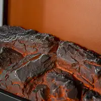 Chimenea Eléctrica 900W/1800W con Ventanas 39x26x54,8 cm Negro HOMCOM Chimenea Eléctrica 900W/1800W con Ventanas 39x26x54,8 cm Negro HOMCOM