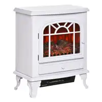 Chimenea Eléctrica 1000/2000W con Efecto Llama Brillo Regulable y HOMCOM Chimenea Eléctrica 1000/2000W con Efecto Llama Brillo Regulable y HOMCOM