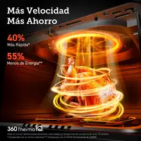 Freidora de aire negra 1700W, 6,4 litros Dual Blaze Chef Edition COSORI