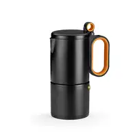 Cafeteras italianas Negro 6 cups A170414 BRA