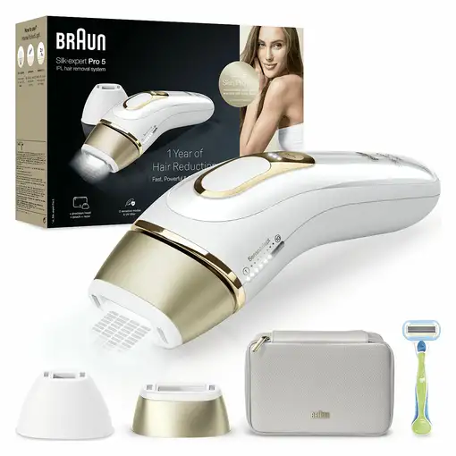 Braun PL5152 Luz pulsada intensa (IPL) Oro, Blanco