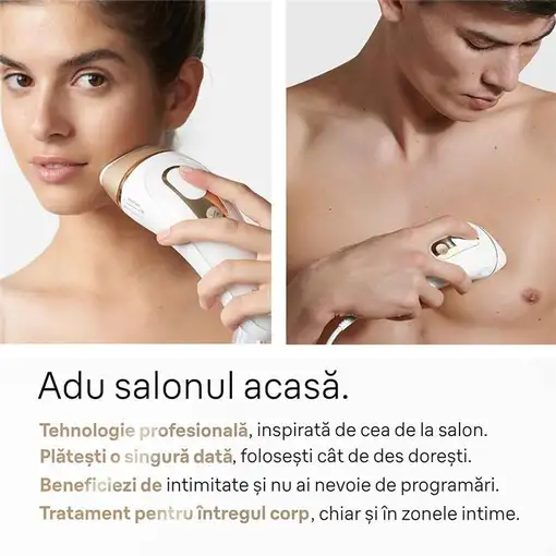 Braun PL5152 Luz pulsada intensa (IPL) Oro, Blanco