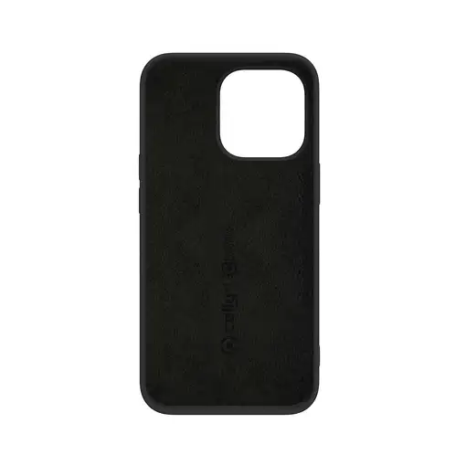 Celly Cromo funda para teléfono móvil 17 cm (6.7\) Negro