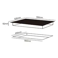 Placa de inducción AI3602 ASPES