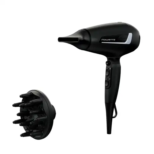 Secador de pelo negro 73932 CV8820F0 ROWENTA