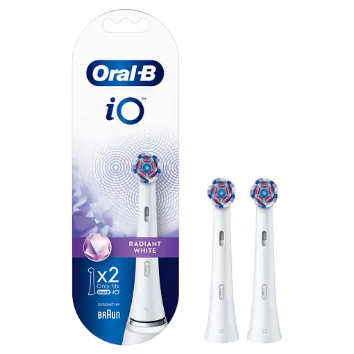 Oral-B iO Radiant White 2 pieza(s) Blanco
