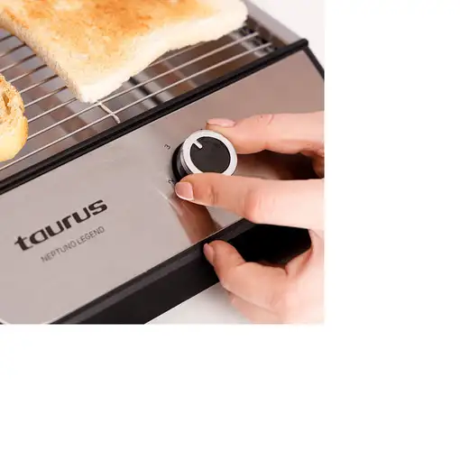 Taurus Neptuno Legend 4 rebanada(s) 1000 W Negro, Acero inoxidable