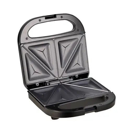 Swiss Home Petit Sandwichera 750W negro brillante con revestimiento antiadherente