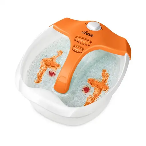 Ufesa BH5700 bañera de pies 80 W Naranja, Blanco