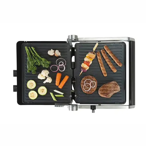 Bourgini 11.5001.00.00 parrilla eléctrica de contacto