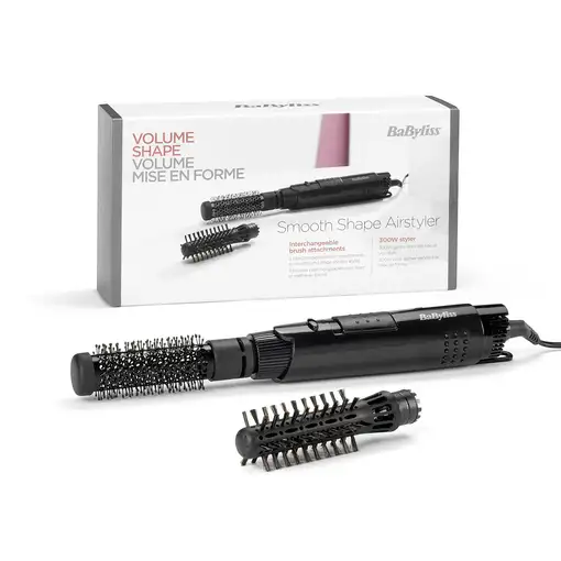 BaByliss AS86E Utensilio de peinado Cepillo de aire caliente Caliente Negro 300 W