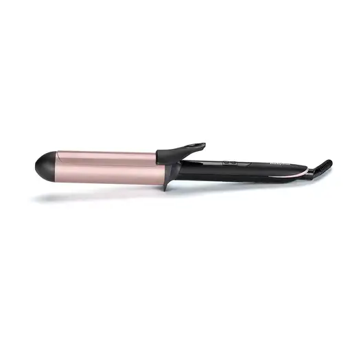 BaByliss 38 mm Curling Tong Rizador de pelo Caliente Negro, Rosa 2,5 m