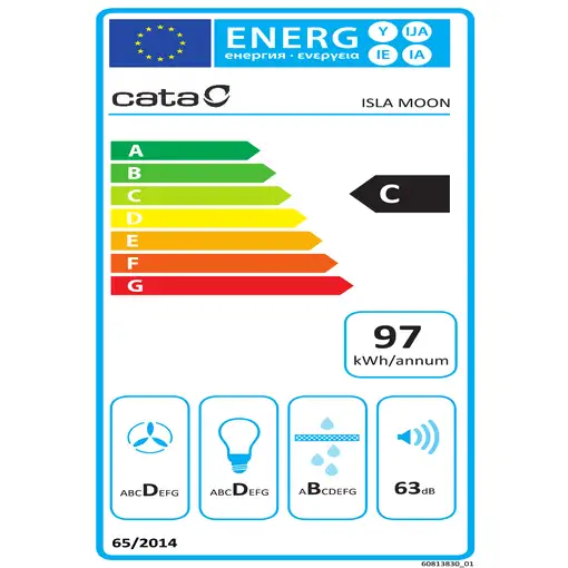 CATA ISLA MOON Acero inoxidable 600 m³/h