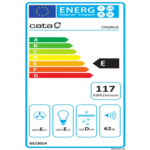 CATA CHORUS XWH Acero inoxidable 400 m³/h