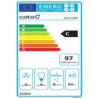 CATA ISLA FARO X Acero inoxidable 600 m³/h