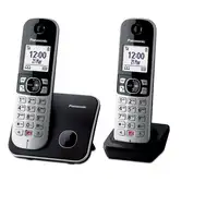 Panasonic KX-TG6852SPB teléfono Teléfono DECT Identificador de llamadas Negro, Gr