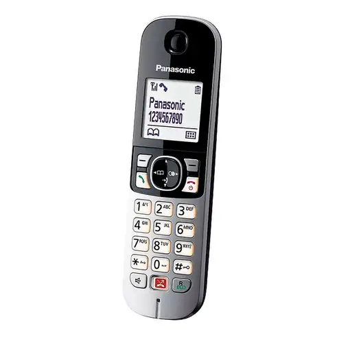 Panasonic KX-TG6852SPB teléfono Teléfono DECT Identificador de llamadas Negro, Gr