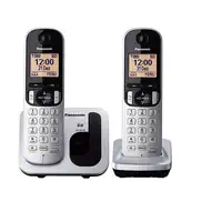 Panasonic KX-TGC212 Teléfono DECT Identificador de llamadas Metálico