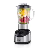 TM Electron TMPBA012 1,5 L Batidora de vaso 500 W Negro, Acero inoxidable, Transp