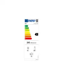 Nevera y congelador Independiente 304 L Negro 924271309 EDESA