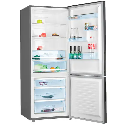 Nevera y congelador Independiente 432 L Acero inoxidable 0000092078 INFINITON