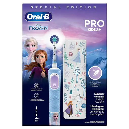 Oral-B Vitality Pro Frozen Niño Cepillo dental oscilante Negro, Gris