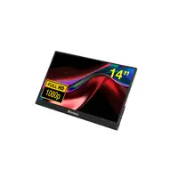 Verbatim 49590 pantalla para PC 35,6 cm (14\) 1920 x 1080 Pixeles Full HD LCD Negr