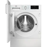 Lavadora carga frontal 8 kg 1400 RPM Blanco B3WBT48435WB BEKO