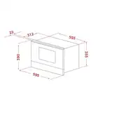 Teka NEO MS 6220 BIS R SS Acero inoxidable Microondas con grill Integrado 22 L 27