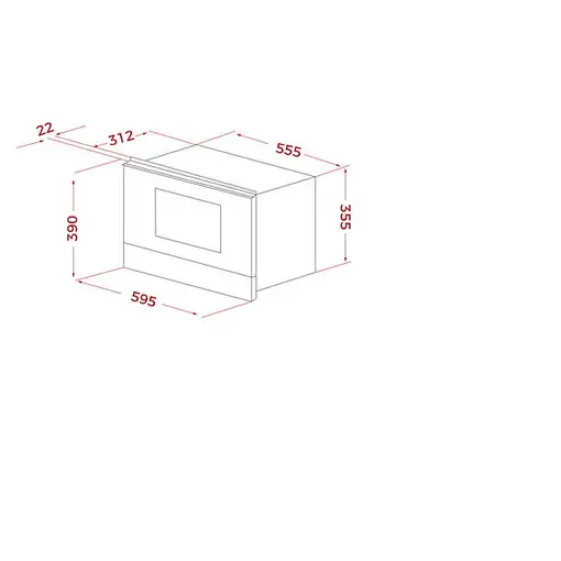 Teka NEO MS 6220 BIS R SS Acero inoxidable Microondas con grill Integrado 22 L 27