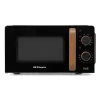 Orbegozo MIG 2140 Negro, Madera Microondas con grill Encimera 20 L 700 W