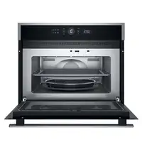 Whirlpool WMW47HMX microondas Negro, Acero inoxidable Microondas combinado Integr