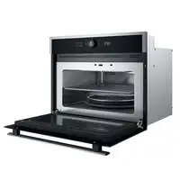 Whirlpool WMW47HMX microondas Negro, Acero inoxidable Microondas combinado Integr