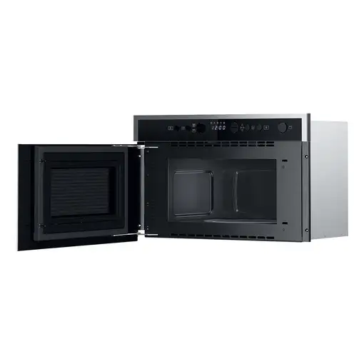 Whirlpool WMN464BX microondas Negro, Acero inoxidable Microondas combinado Integr