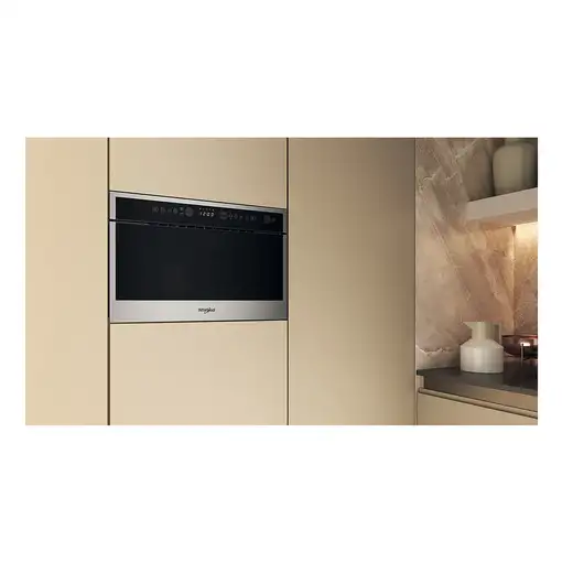 Whirlpool WMN464BX microondas Negro, Acero inoxidable Microondas combinado Integr