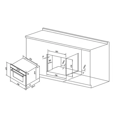 Horno 56 L Negro 02824 CECOTEC