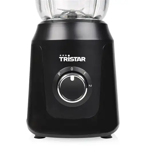 Tristar BL-4482 licuadora 1 L Batidora de vaso 350 W Negro, Transparente