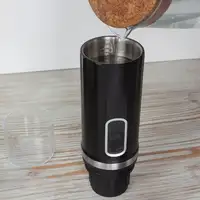 Cafetera portátil negra, cápsulas y café molido, 90 W, 15 bares, Roma PRIXTON