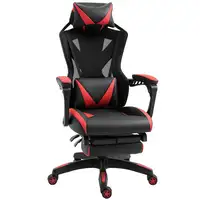 Silla Gaming Ergonómica Oficina Respaldo Regulable 65x70x117-125cm Rojo Vinsetto Silla Gaming Ergonómica Oficina Respaldo Regulable 65x70x117-125cm Rojo Vinsetto