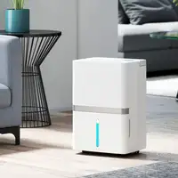 Deshumidificador 35L/Día para 40-90 ㎡ Depósito 5,5 Litros Blanco HOMCOM