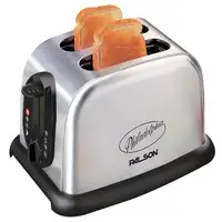 Palson 30410 tostadora 2 rebanada(s) Negro, Acero inoxidable