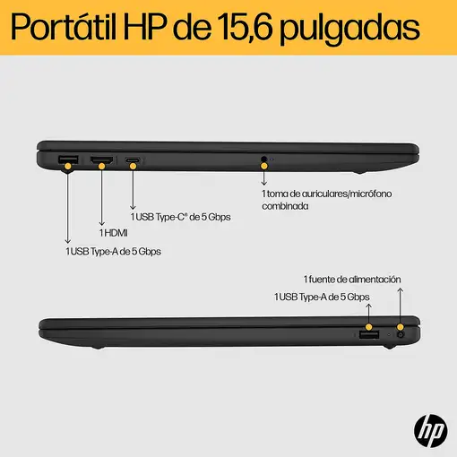 HP 15-fc0138ns AMD Ryzen™ 7 7730U Portátil 39,6 cm (15.6\) Full HD 16 GB DDR4-SDRA