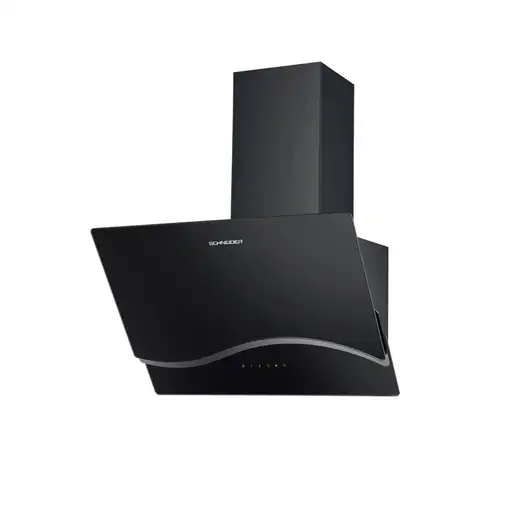 SCHNEIDER Campana extractora, 60cm, 594 m³/h, 3 velocidades, Negro SCHD2A60EBV