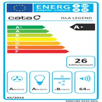 CATA ISLA LEGEND Gris, Negro 710 m³/h CATA ISLA LEGEND Gris, Negro 710 m³/h