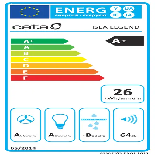 CATA ISLA LEGEND Gris, Negro 710 m³/h