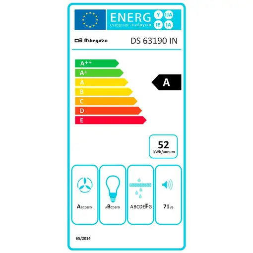 Orbegozo DS 63190 IN De pared Plata 636,2 m³/h
