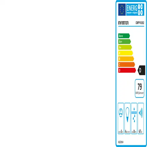 Infiniton CMPP-RU92 Negro, Acero inoxidable