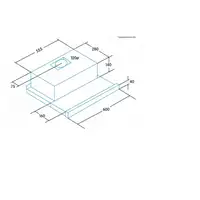 Edesa ECT-6411 WH Semintegrada (extraíble) Blanco C 390 m³/h