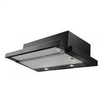 Mepamsa Superline Glass 60 Telescópica o extraplana Negro B 380 m³/h