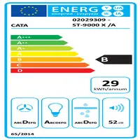 CATA ST-9000 X De pared Acero inoxidable B 302 m³/h